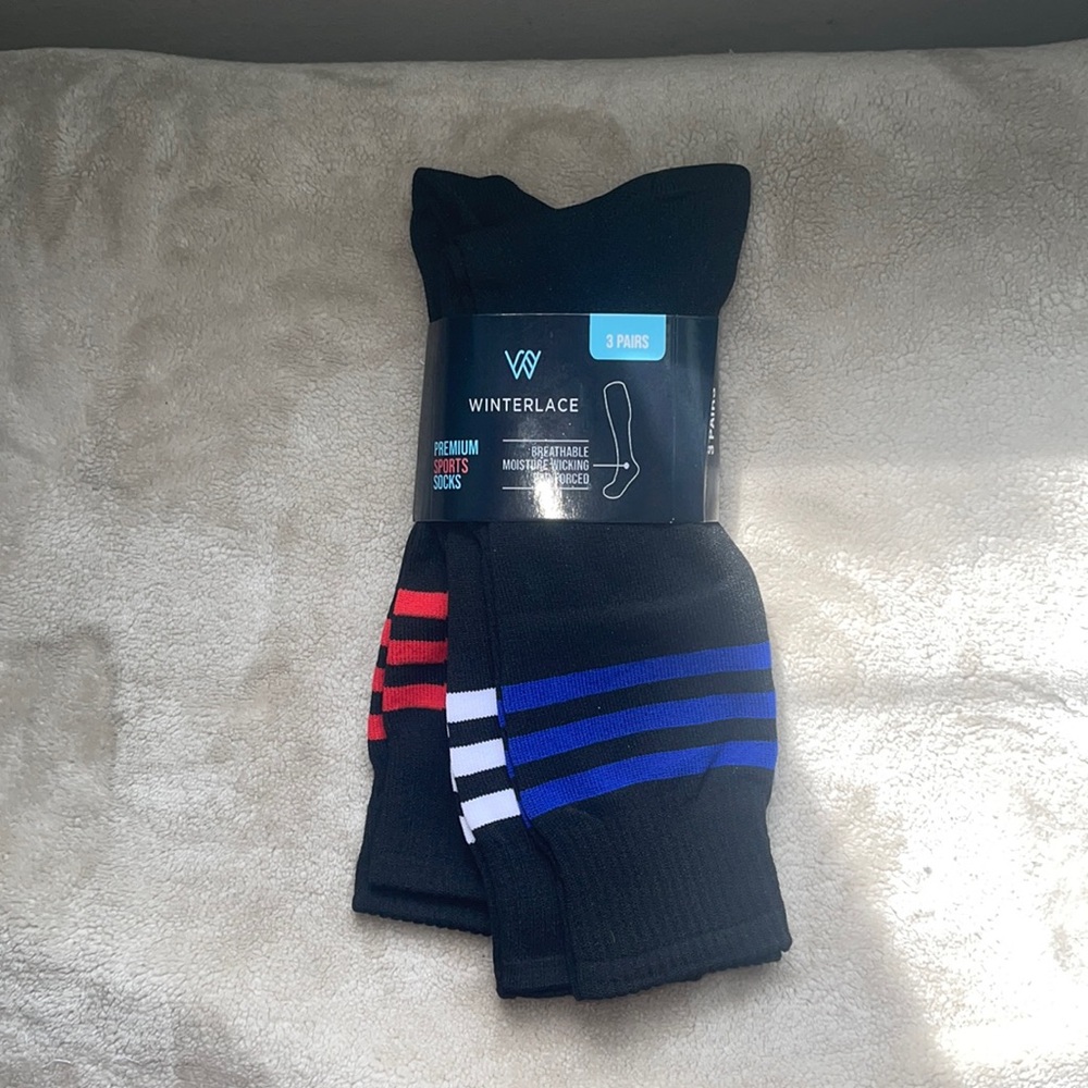 3 Pairs Sports Socks